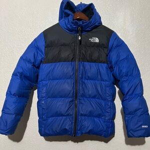 The North Face Kids Blue and Black Puffer Jacket size M 10-12